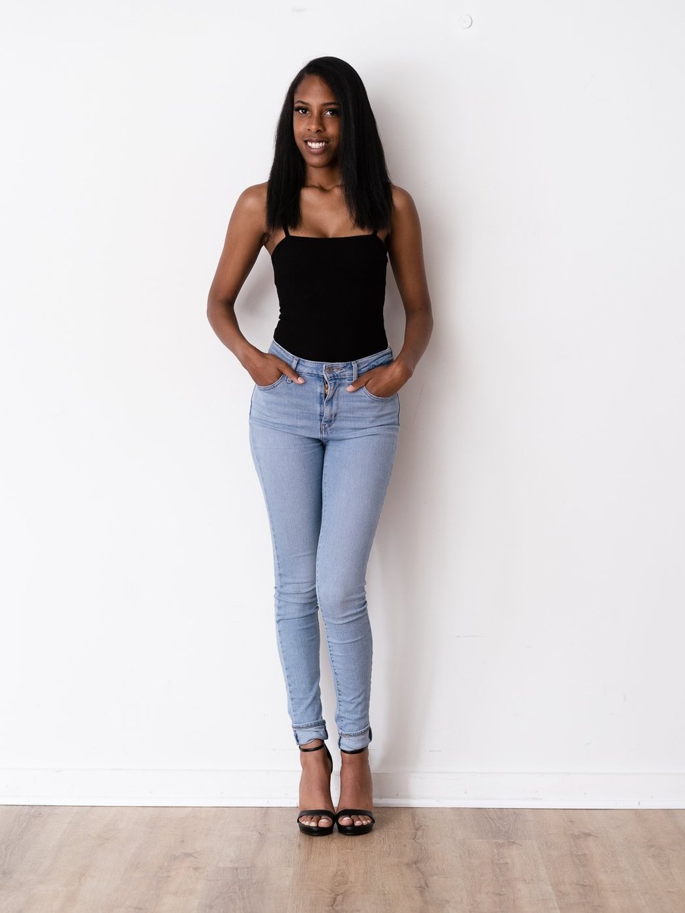 Model digitals and polaroids for agency submission by HeadshotDC