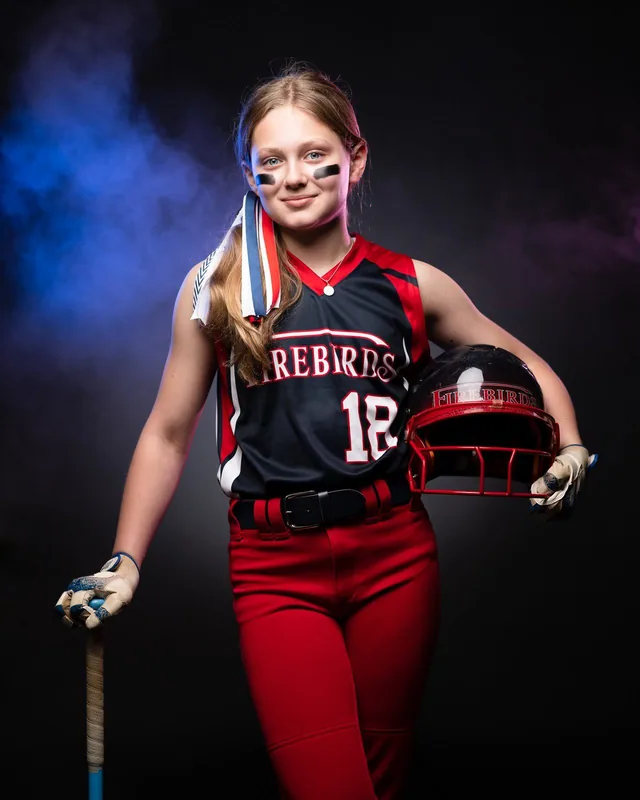Kids sports portrait by HeadshotDC